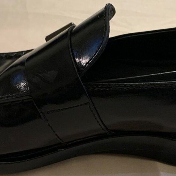 Tod’s Men’s Buckled Gommino Driving Loafers – Black Calf Leather – 8.5 - Picture 3 of 10